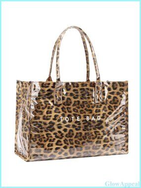 Large PVC Tote Bag Waterproof Work Handbag for Women